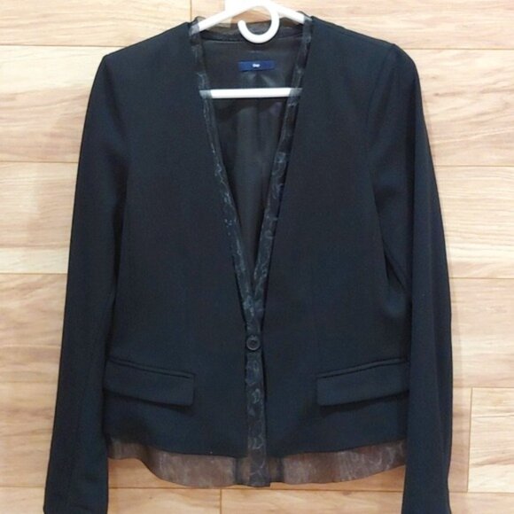 Gap Black Blazer Jacket 6 - Picture 1 of 6
